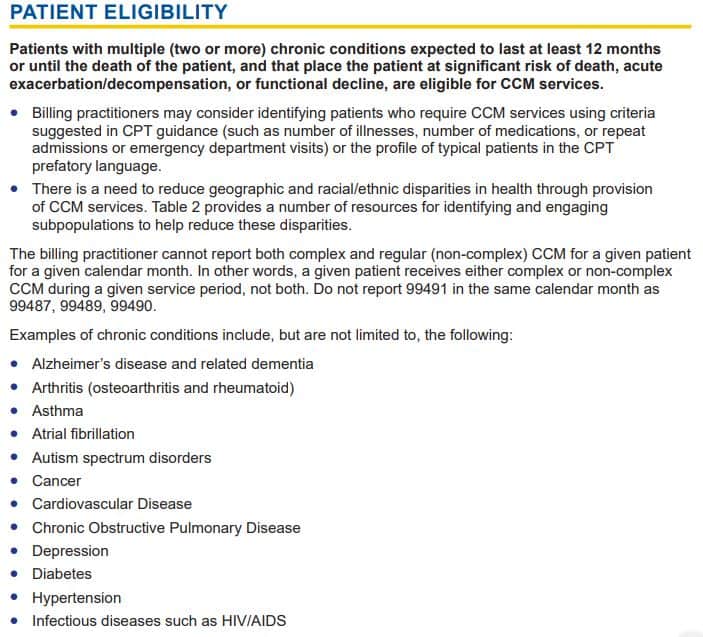 G0506 Patient Eligibilty